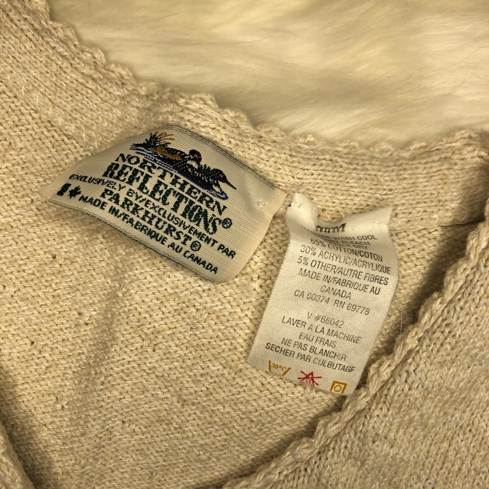 Northern Reflections | Vintage Wool Cardigan Med - Picture 4 of 8